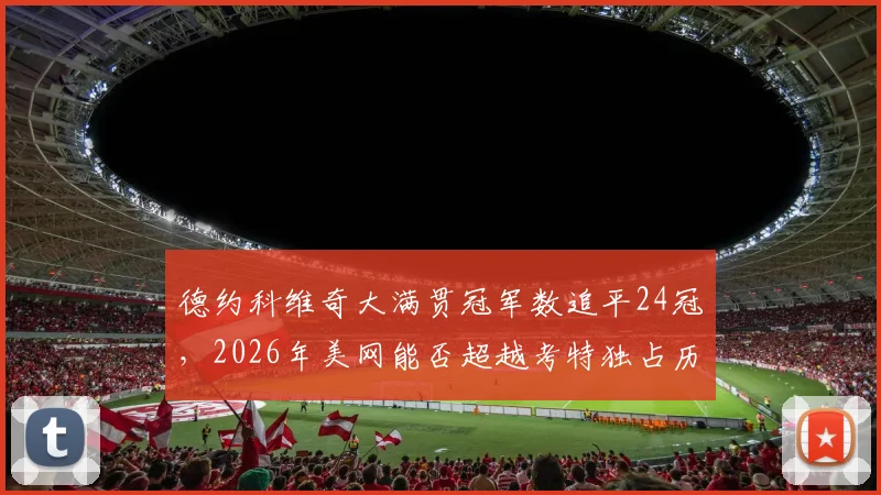 德约科维奇大满贯冠军数追平24冠，2026年美网能否超越考特独占历史第一？